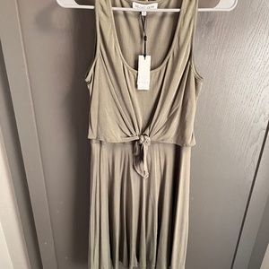 Olive green dress